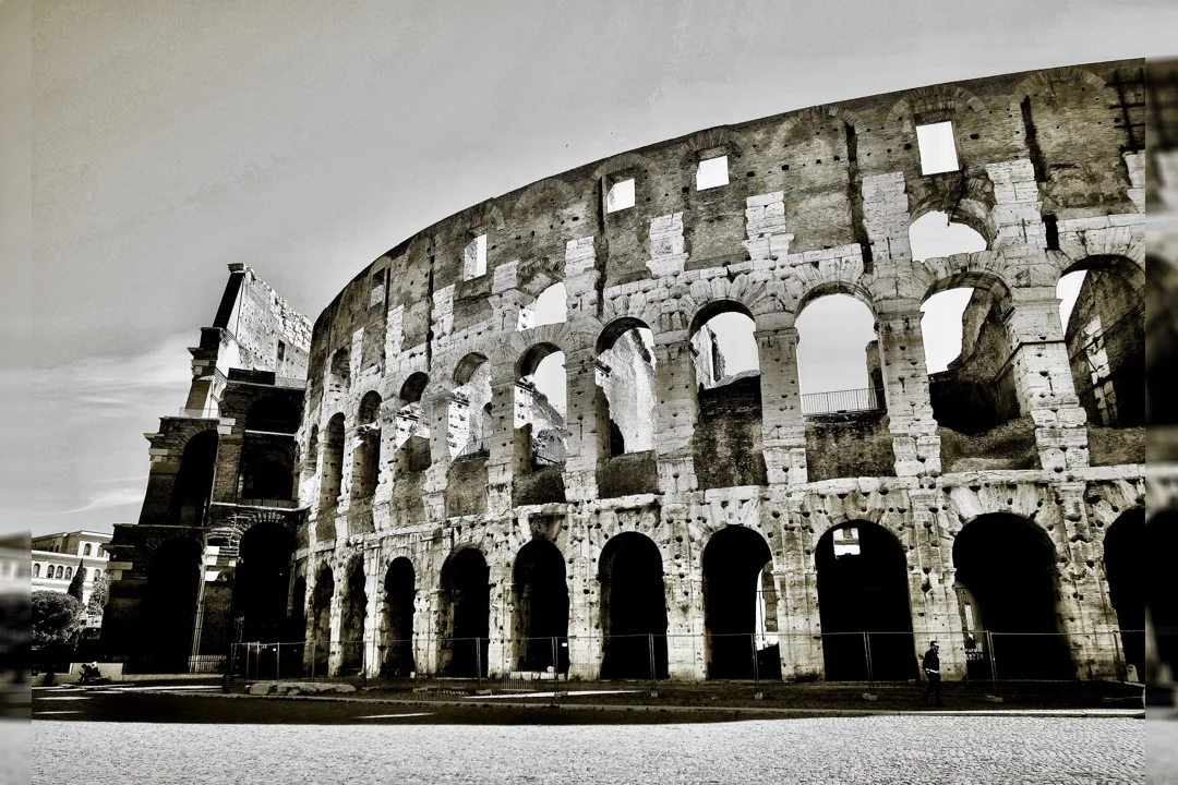 How did the Romans use concrete?